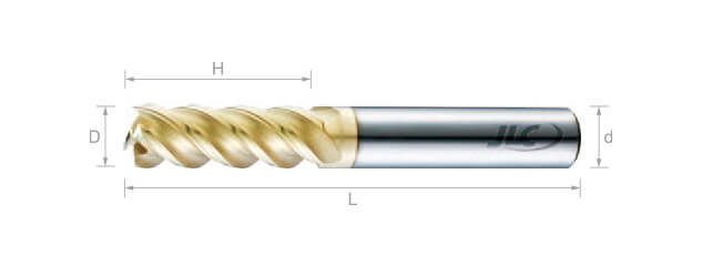 極細微粒鎢鋼銑刀(變導型)-4刃