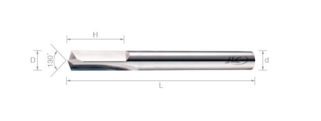 鎢鋼直刃鑽絞刀(標準型/鋁・銅用)-2刃
