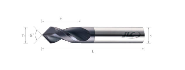 鎢鋼鑽銑刀(標準型) 60˚/90˚/120˚