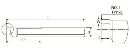 複合式自動車床 (端面槽刀)