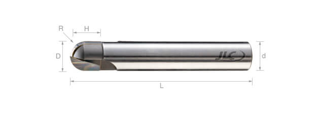 焊刃鎢鋼球型銑刀 (英吋尺寸)