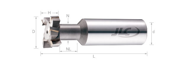 焊刃鎢鋼T型槽銑刀 (螺絲溝槽專用/千鳥刃)