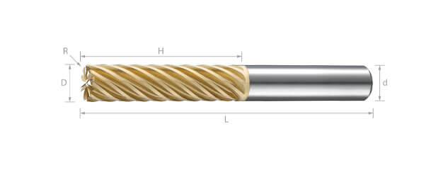 AP9-718镍基合金专用圆鼻铣刀(长刃型) AP9-718镍基合金专用圆鼻铣刀(长刃型)